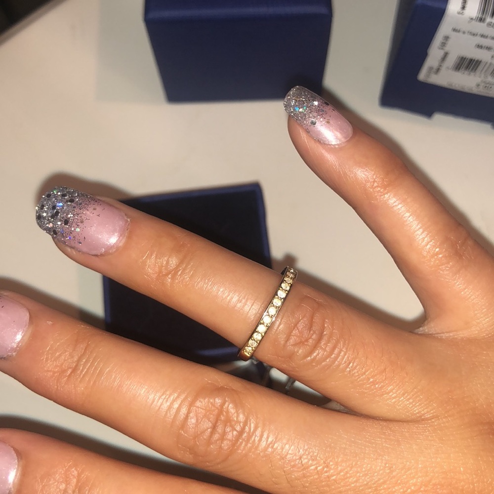 Authentic Brand New Swarovski Band Ring